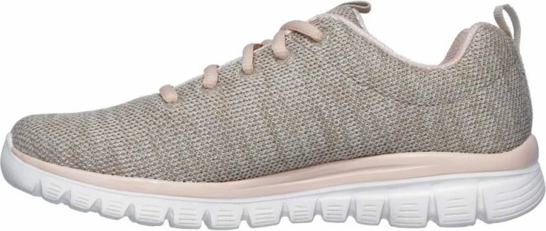 Atlete Skechers femra, bezhë/portokalli [Madhësia: 37]