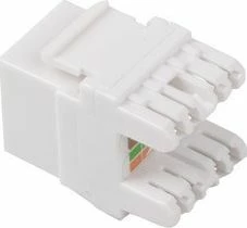 Modul keystone Lanberg KSUA-1000 Cat 6A RJ45 UTP, i bardhë