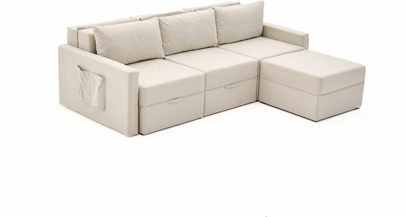 Kënd-sofë krevati Atelier del Sofa, Saros, krem