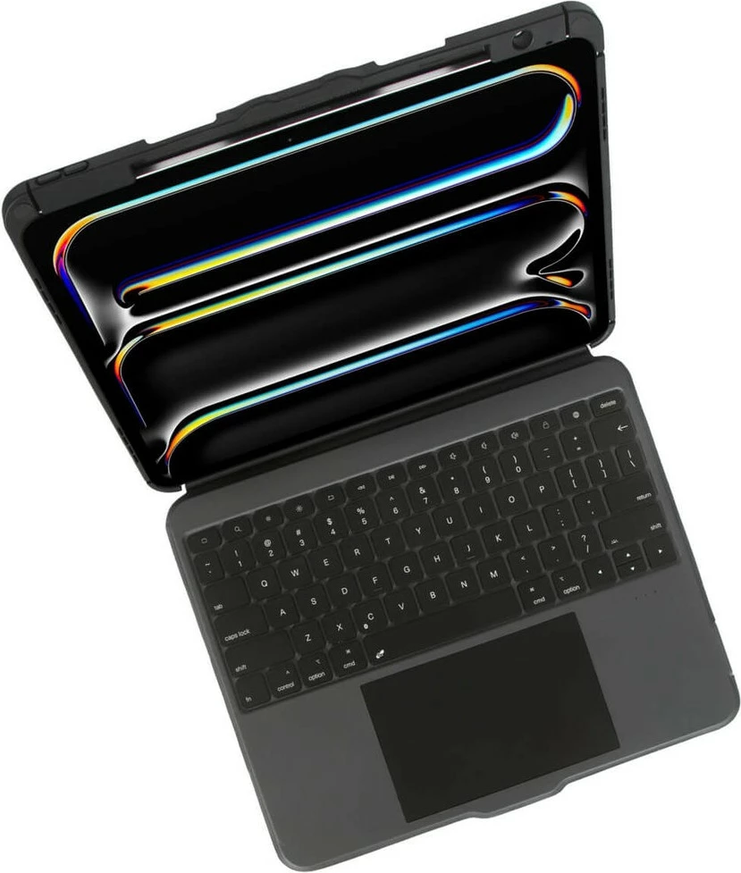 Mbështjellës me tastierë Bluetooth Targus VersaVu për iPad Pro 13-inch (M4), spanjisht, i zi