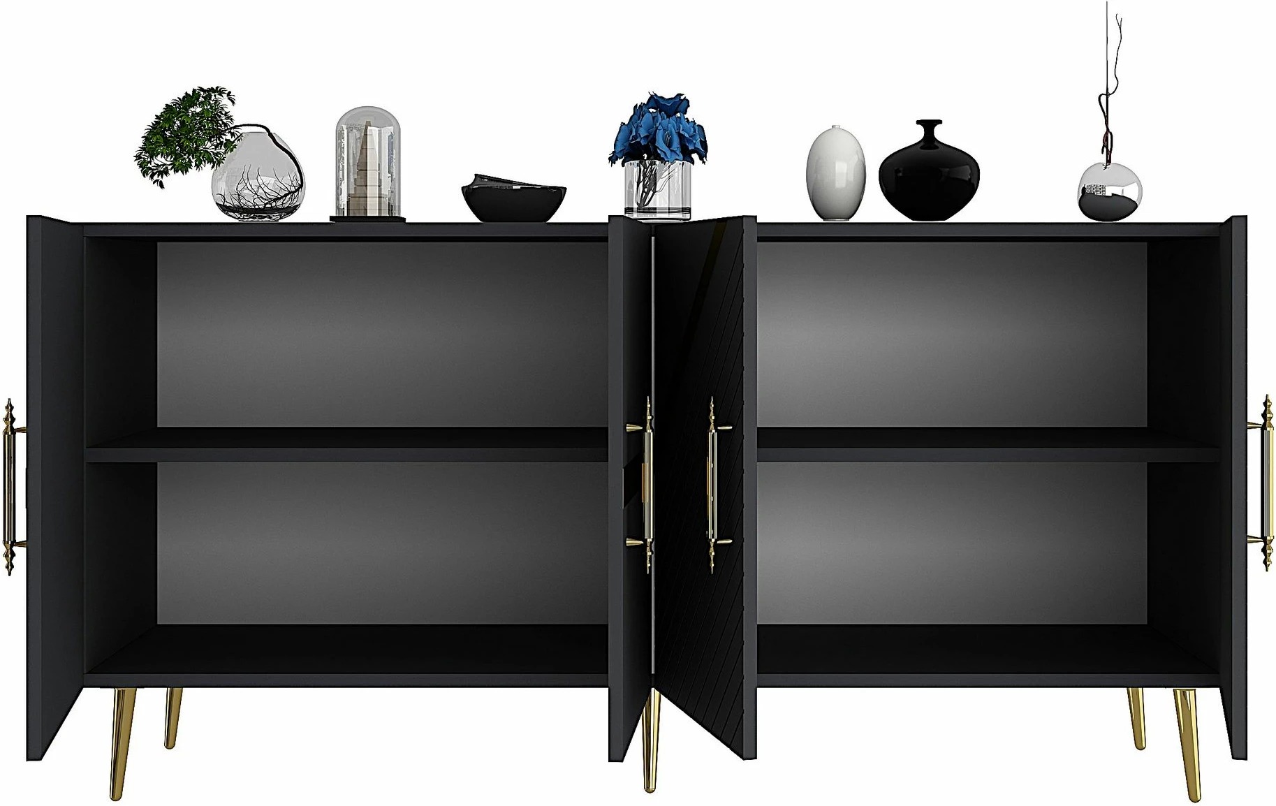 Konsol Skye Decor, Fuga KB150, antracit, ari