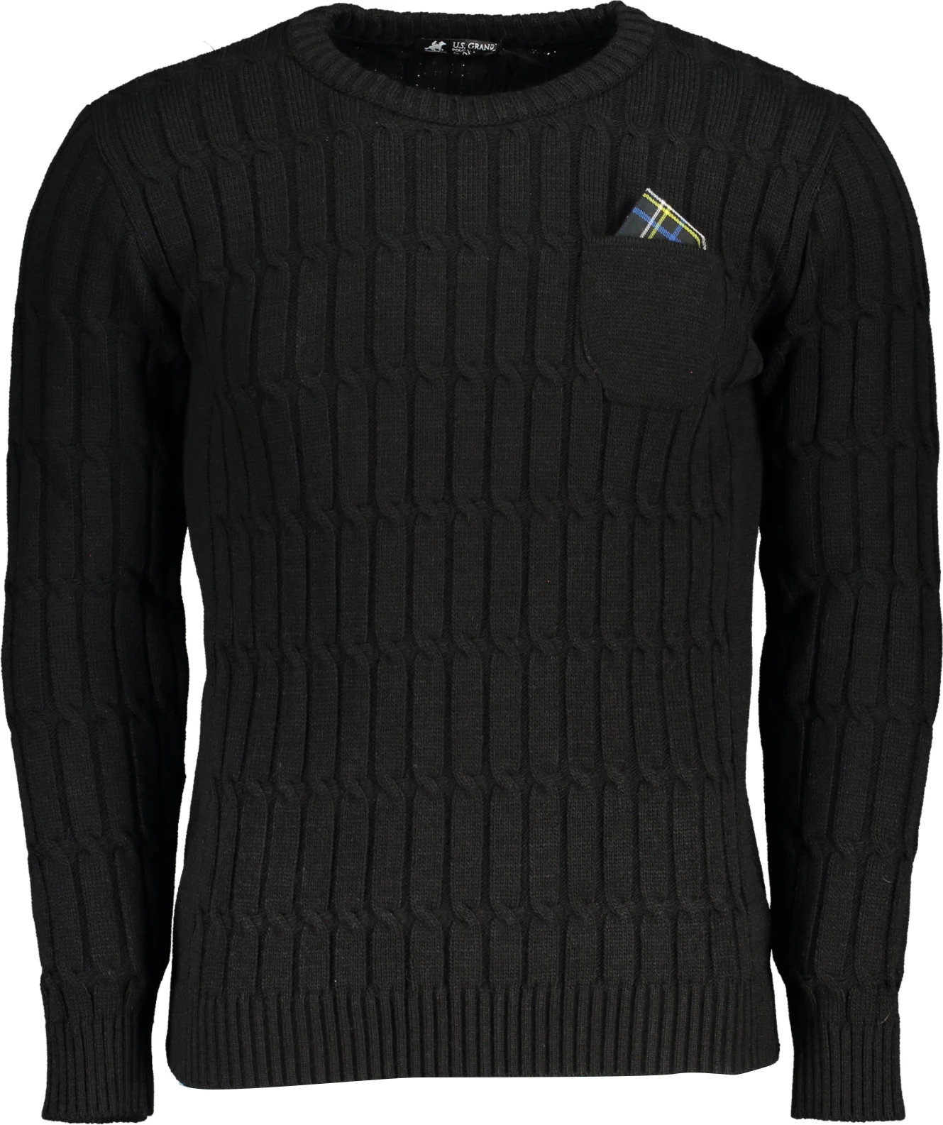 Xhemper për meshkuj US GRAND POLO, i zi