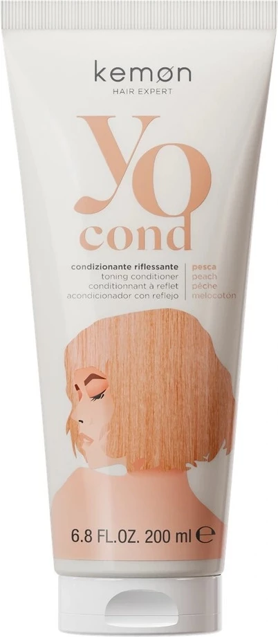 Kondicioner ngjyrues për flokë Kemon Yo Cond për femra Peach 200ml
