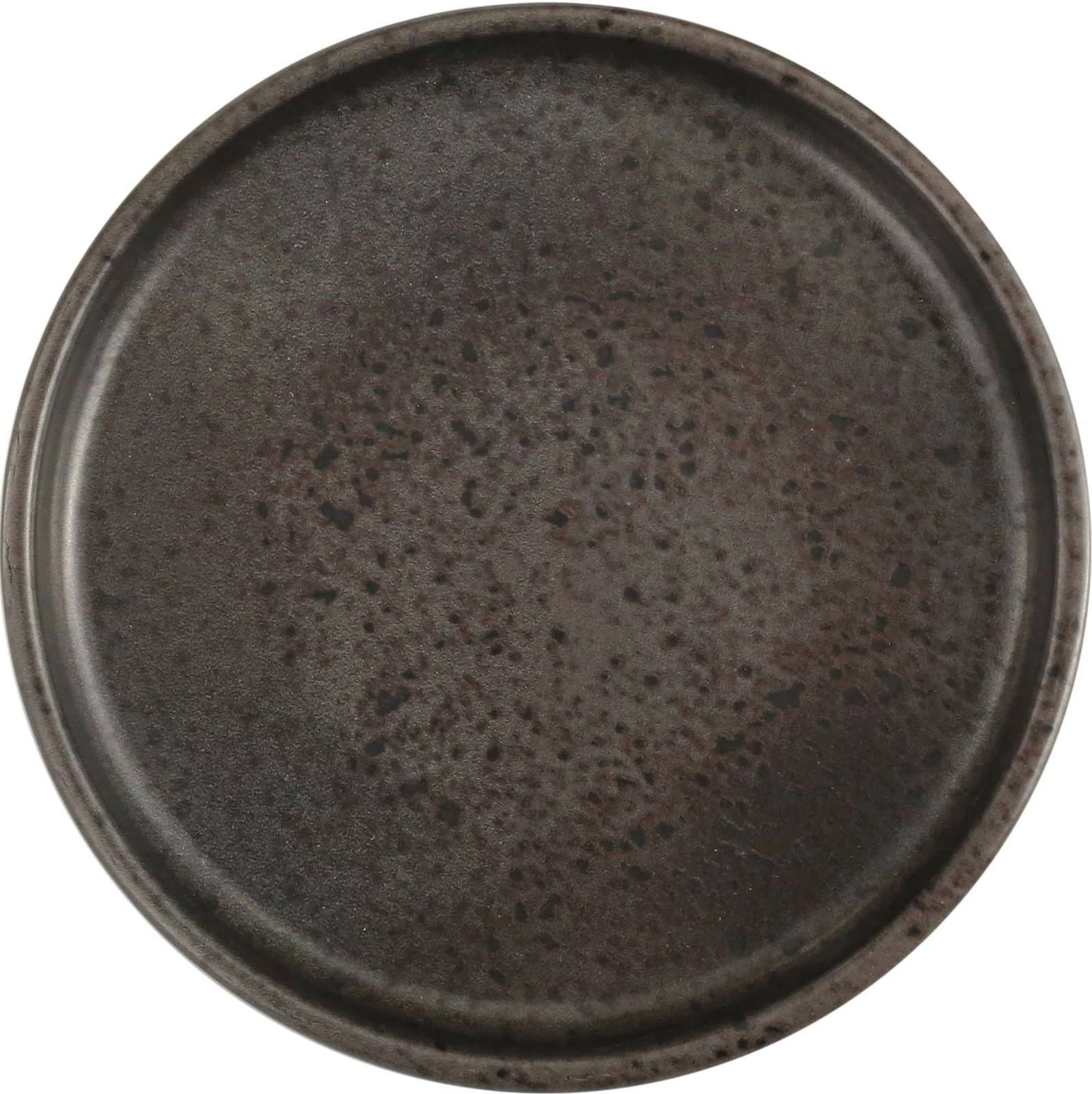 Pjatë Porland Genesis Ironstone Signature Ø300 mm e zezë, set 6 copë