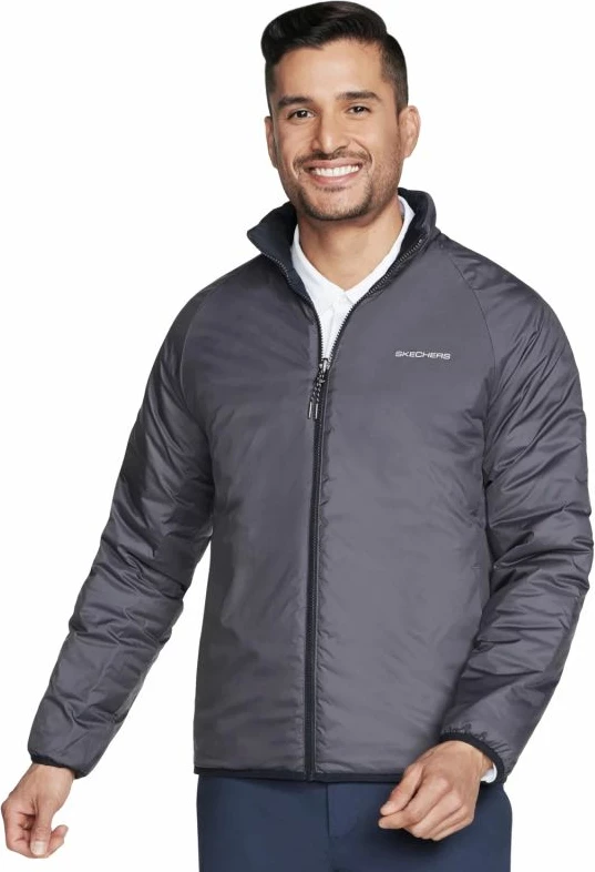 Jakne Skechers për meshkuj, e zezë