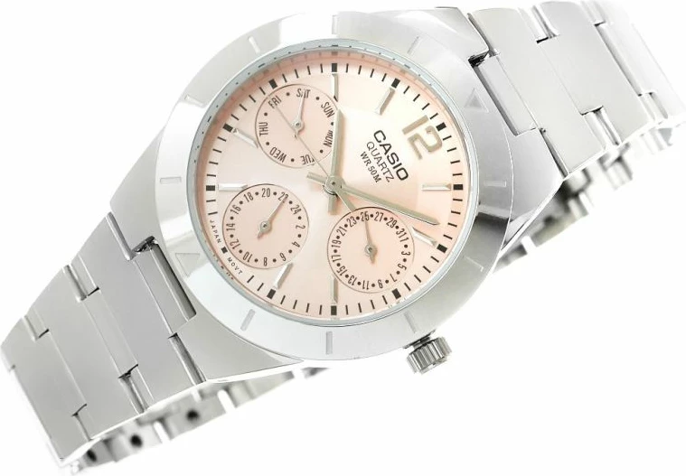 Orë dore për femra Casio, argjendtë