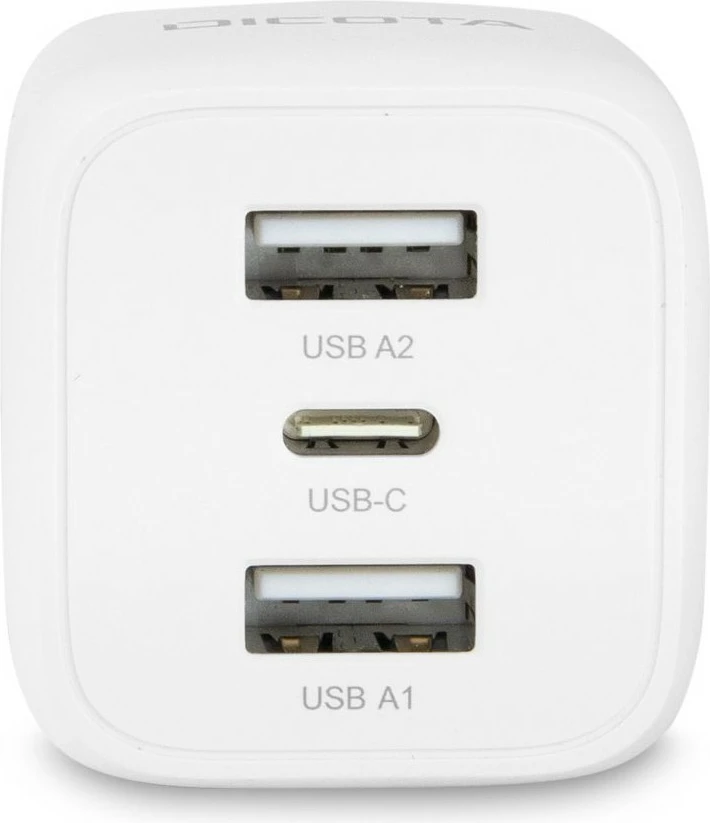 Karikues DICOTA D32069, 32W, USB-C dhe USB-A, i bardhë