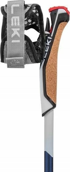 Shkopinj Nordic Walking Leki Smart Pacer Lite 120, 120 cm, karbon, blu, set 2 copë