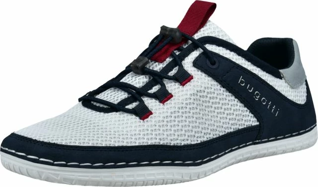 Atlete meshkujsh Bugatti 325AFF126950-2041, të bardha/të kaltra