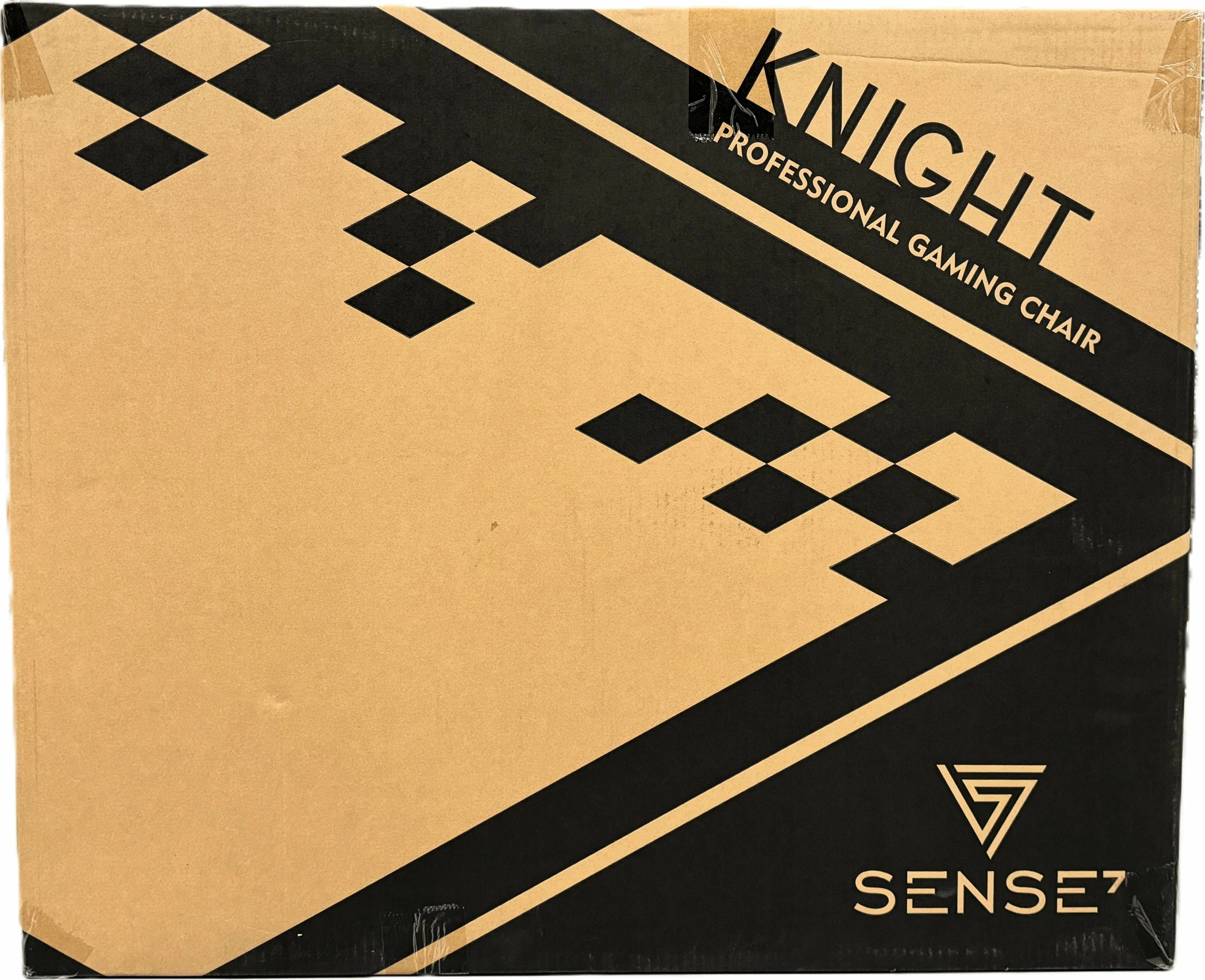 Karrige gaming SENSE7 Knight, 120 kg, lëkurë eko, e zezë/kuqe