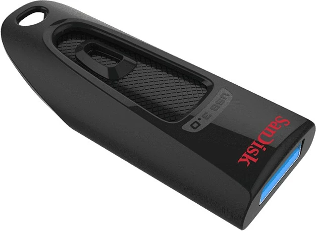 USB SanDisk Ultra, 512 GB, USB Type-A, 3.2 Gen 1, 100 MB/s, Slide, Black