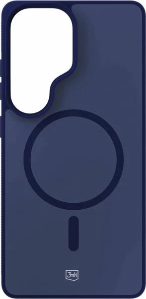 Kapak telefoni 3mk Smoke MagCase për Samsung Galaxy S25 Ultra, kaltër-transparente