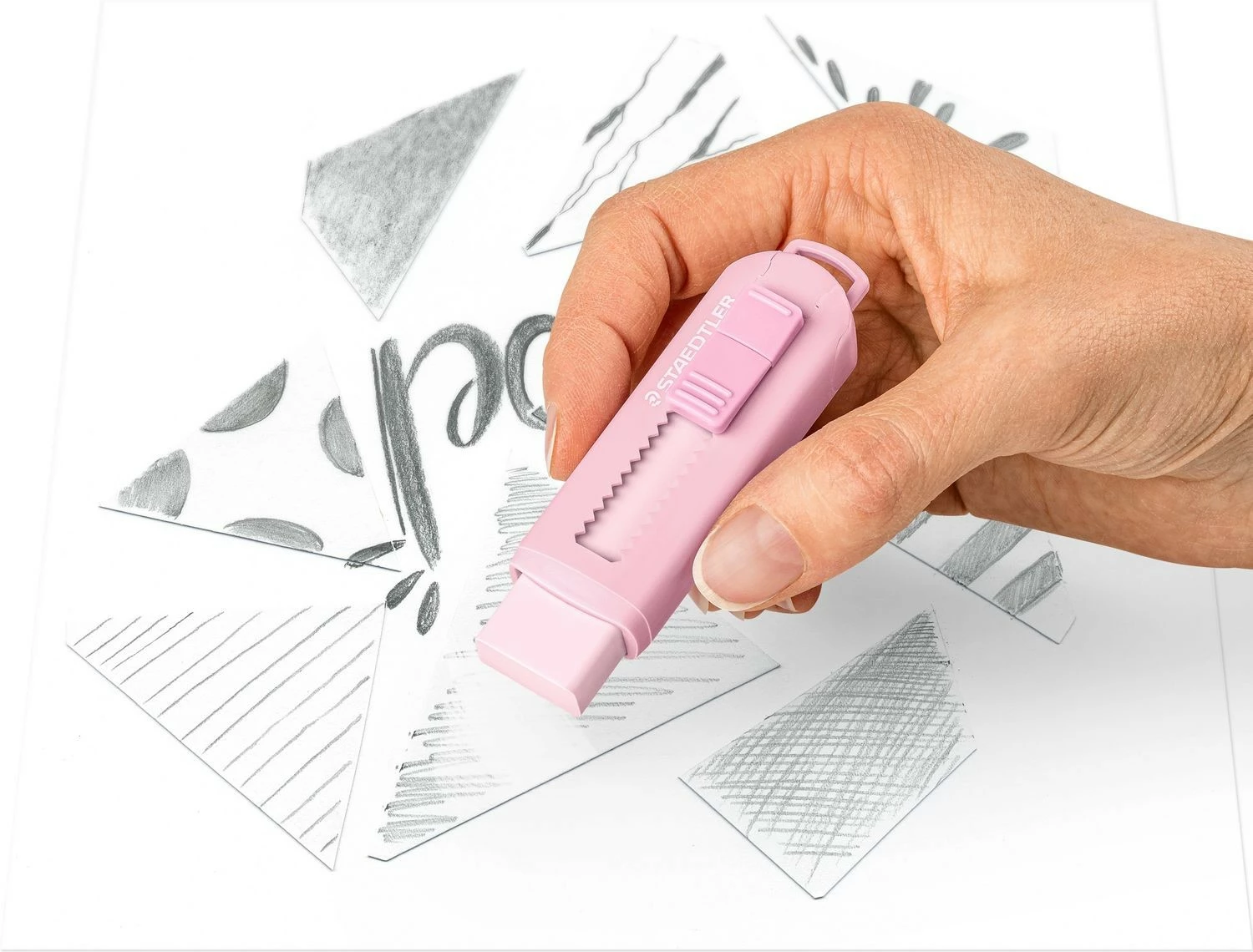 Gomë STAEDTLER 525 PSBKPA, plastikë, set 4 copë, ngjyra të ndryshme