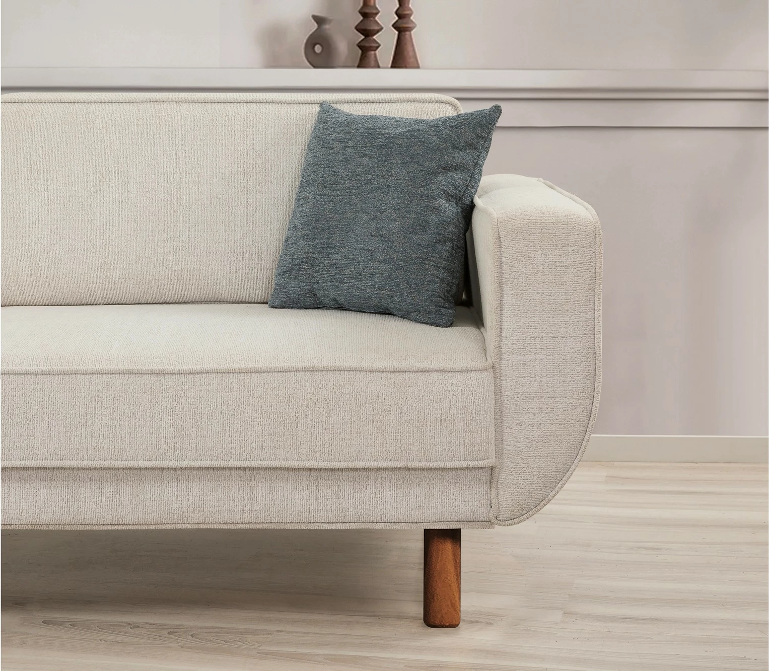Set divan-krevat Atelier del Sofa, Lorus, arrë, krem