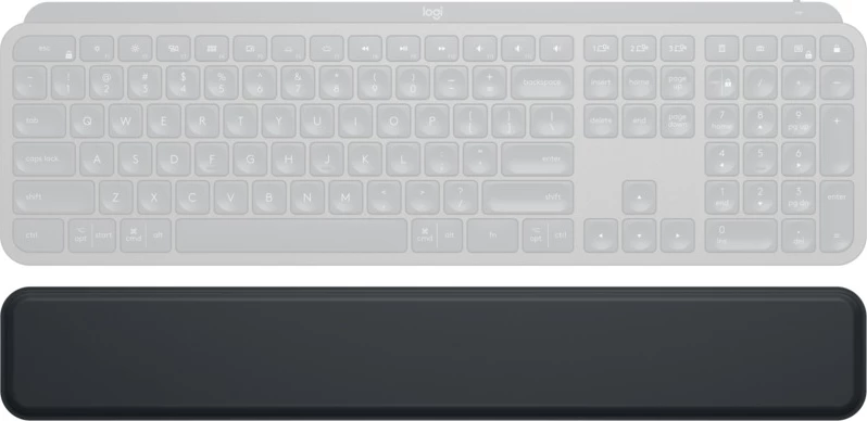 Mbështetëse kyçi për tastierë Logitech MX Palm Rest 956-000001, memory foam, Graphite