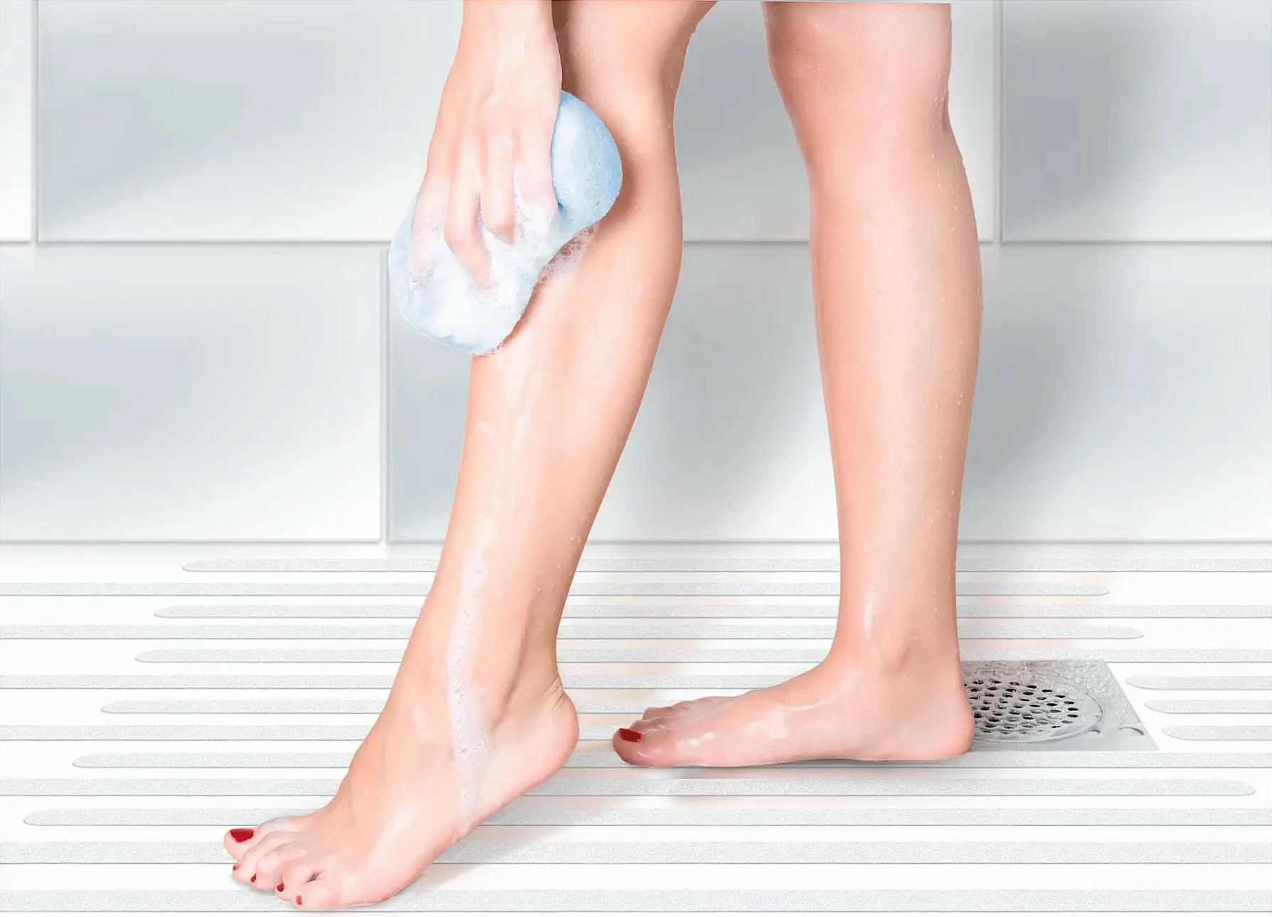 Shirit anti-rrëshqitës tesa Anti-Slip Bath & Shower, 25 mm x 5 m, transparent