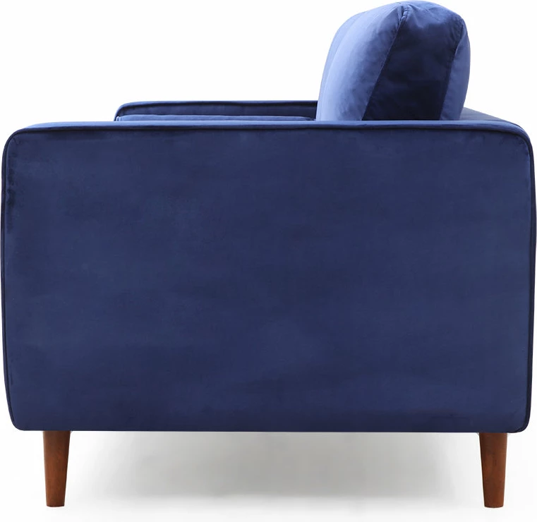 Divan treshe Atelier del Sofa, ngjyrë kaltër e errët, Rome