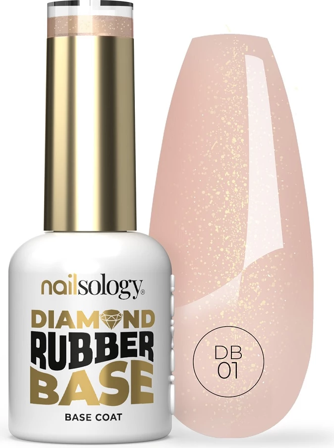 Bazë hibride për thonj Clavier Nailsology Diamond Rubber Base DB01 Chiquite për femra 8ml