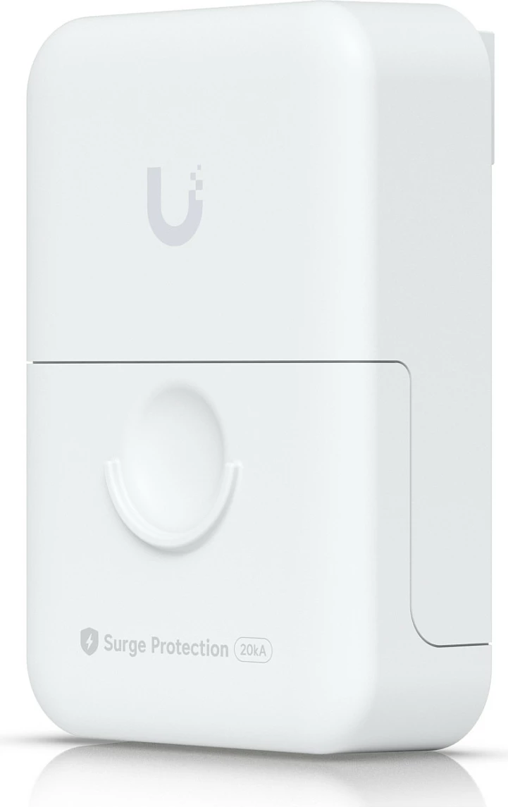Mbrojtës surtensioni Ethernet Ubiquiti UACC-ETH-SP-Pro, 10Gbps, 2x RJ-45, i bardhë