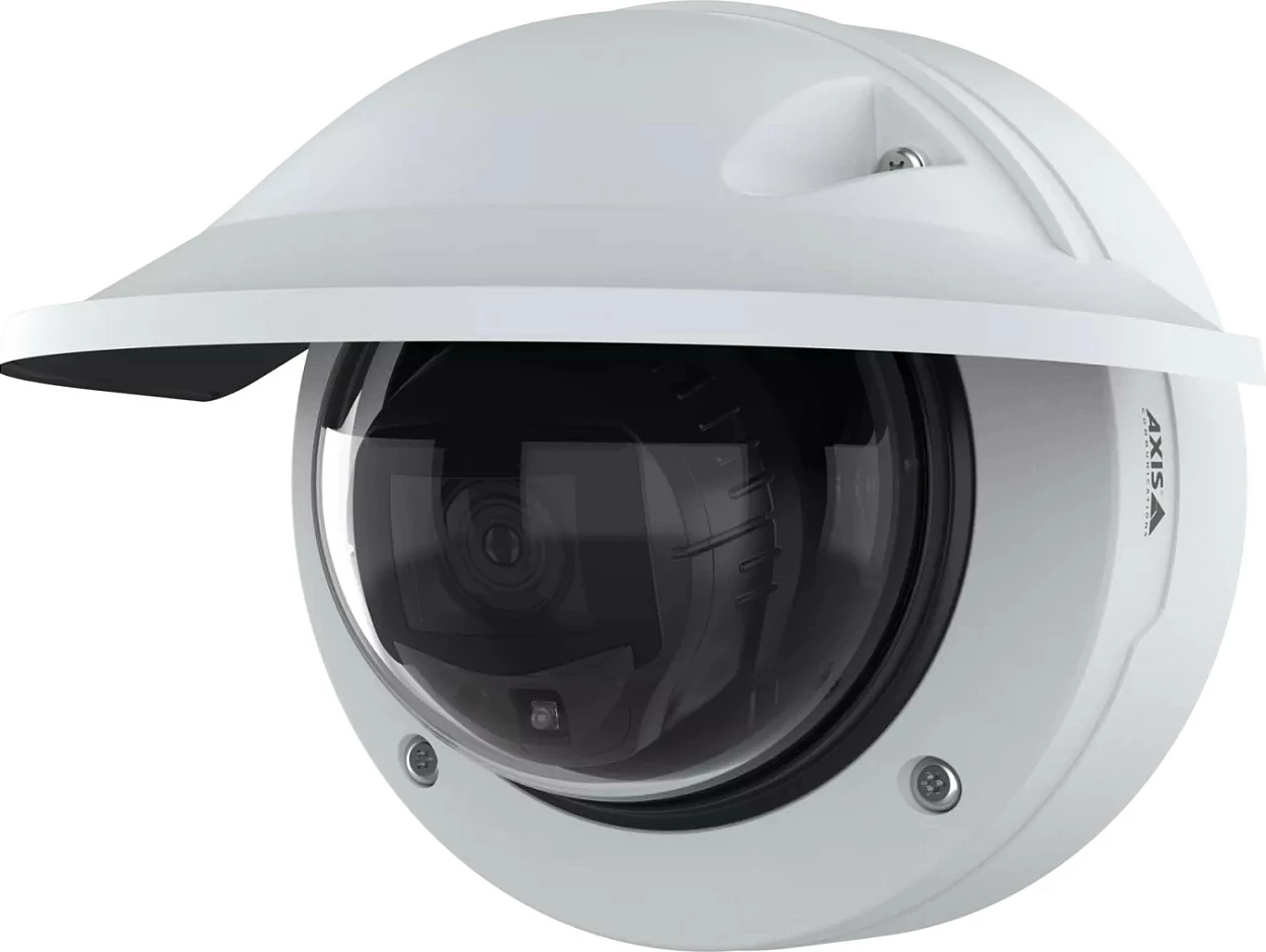 Kamerë sigurie IP Axis P3277-LVE, Dome, 5MP, Wired, Indoor/Outdoor, bardhë/zezë