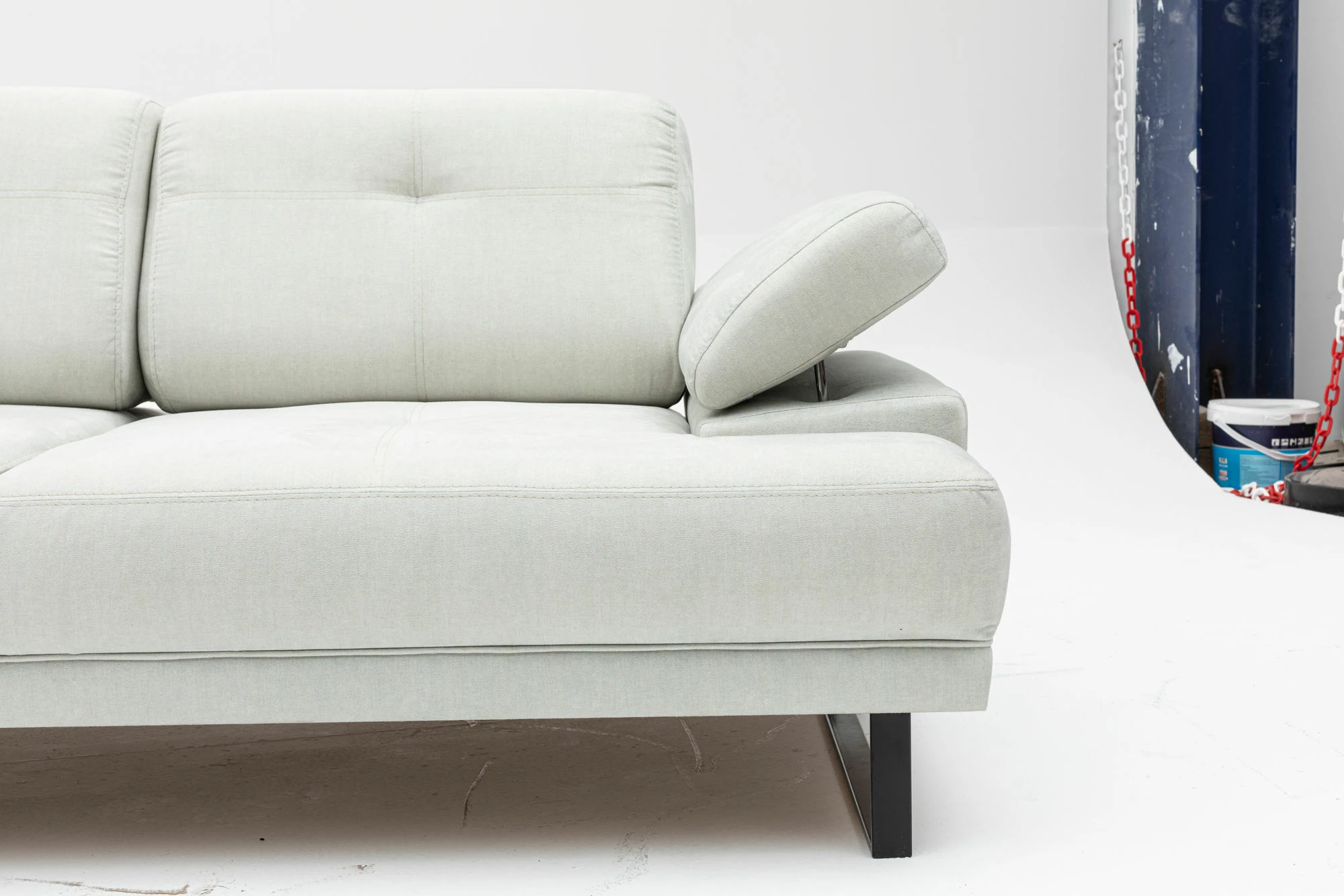 Divan-krevat dy ulëshe, Atelier del Sofa, Mustang, i bardhë