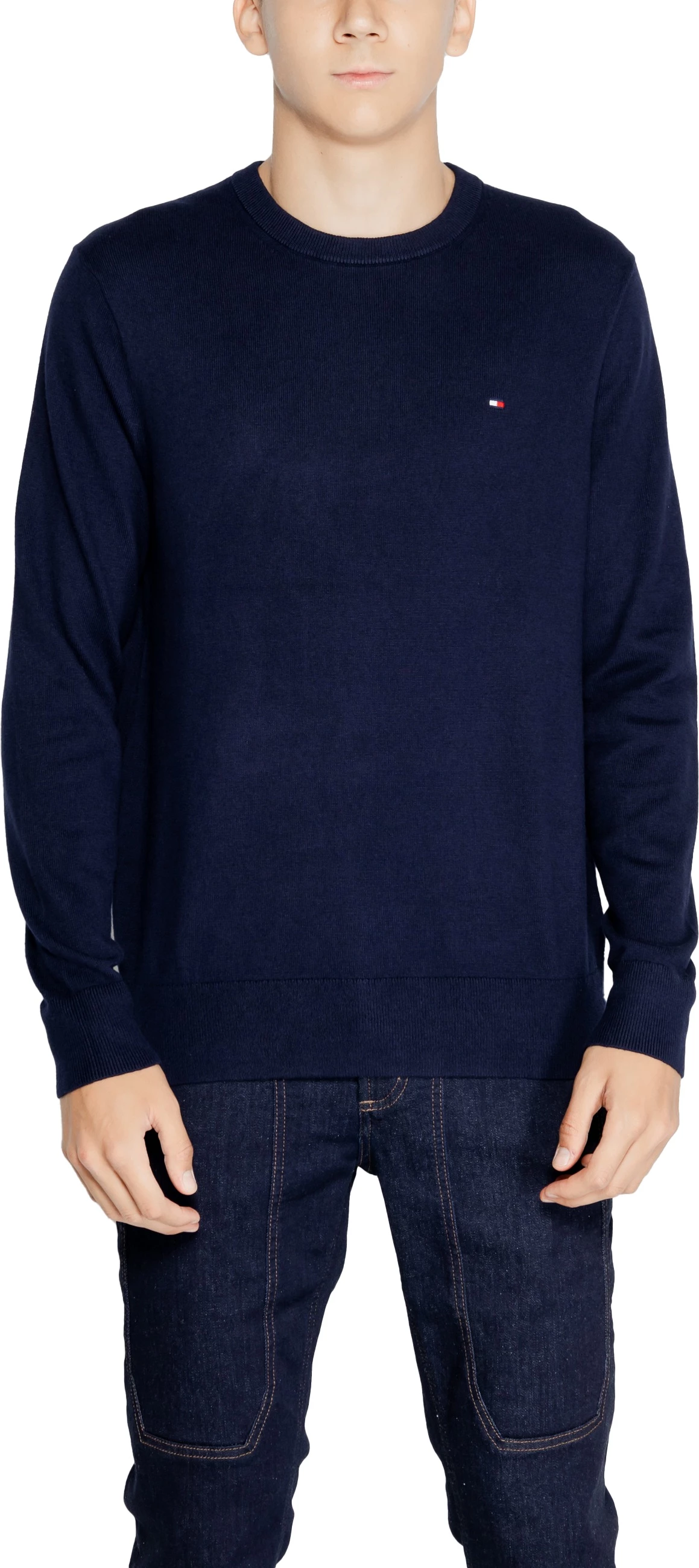 Xhemper për meshkuj Tommy Hilfiger MW0MW28046, blu