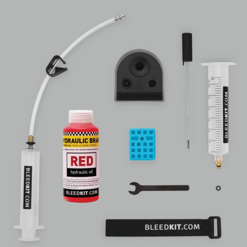 Set për servis të frenave hidraulike Shimano, i kuq