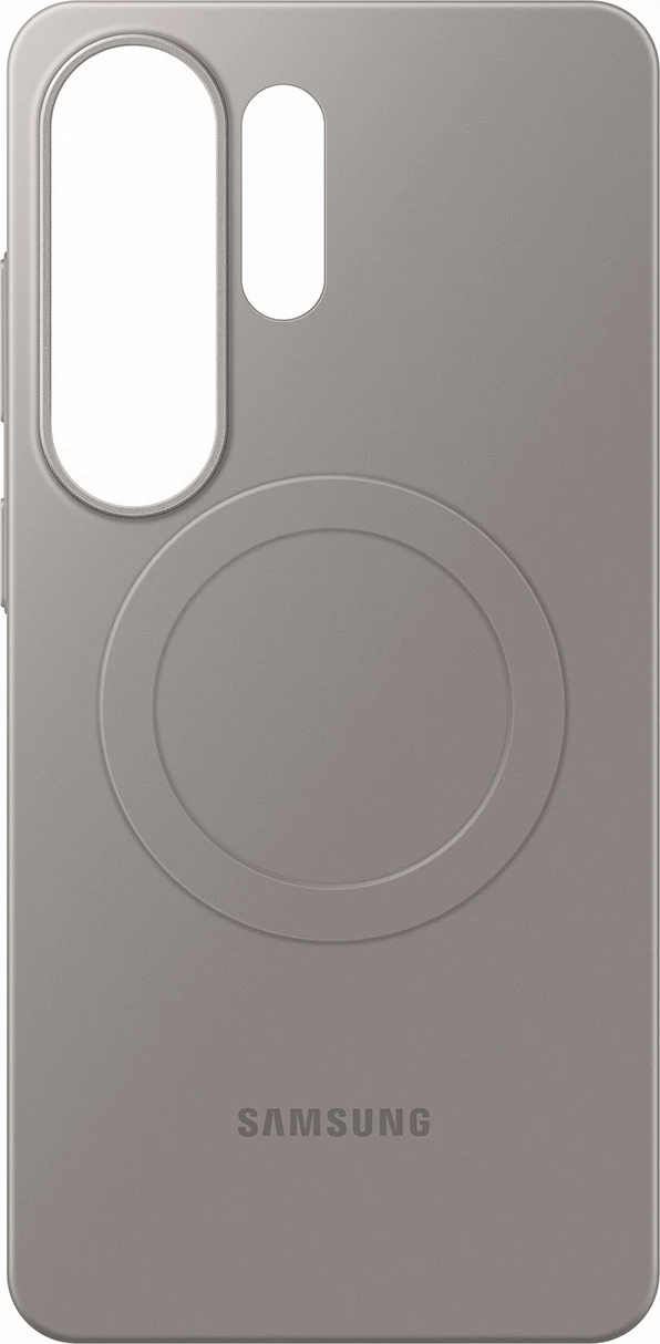 Mbështjellës Samsung Slim Magnet për Galaxy S26 Ultra, kompatibil me MagSafe, gri, me kuti