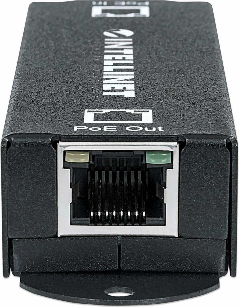 Zgjerues PoE+ Gigabit Intellinet 560962, 2x RJ45, IEEE 802.3at/af, metal, i zi