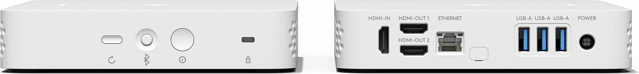 Sistem menaxhimi për video konferenca Logitech RoomMate, i bardhë