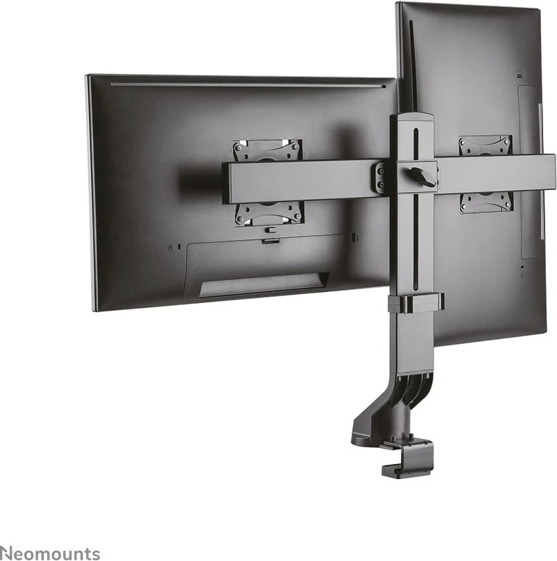 Mbajtës tavoline Neomounts FPMA-D860DBLACK, 2 ekrane, 27", i zi