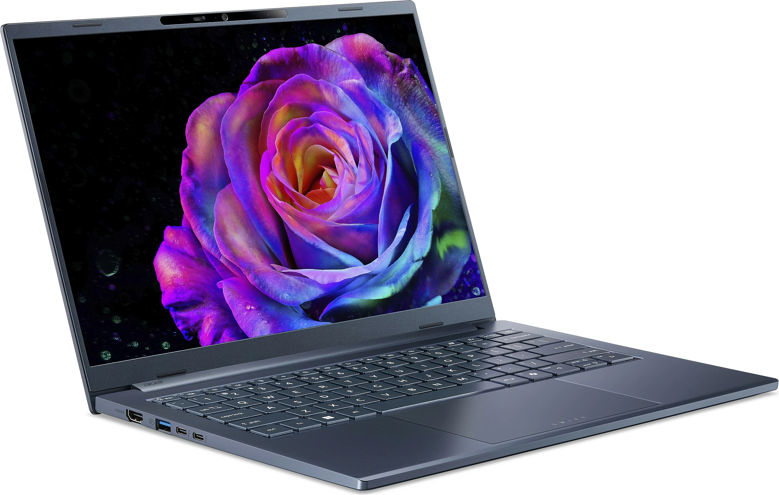 Laptop Acer Swift Go 14 AI SFG14-75-73GE, Core Ultra 7, 32GB RAM Memorje, 1TB NVMe SSD, 14" 1920x1200, Windows 11 Home, gri