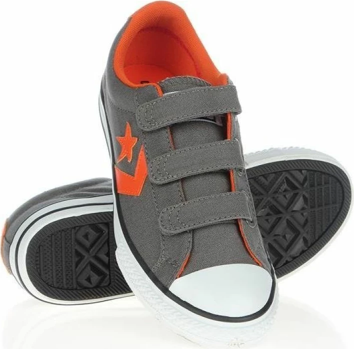 Atlete për fëmijë Converse, gri/portokalli