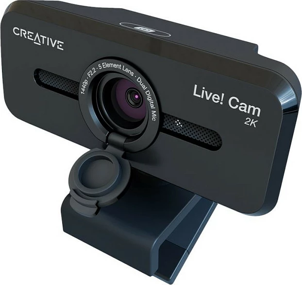 Webcam Creative Live! Cam Sync V3, 2K QHD 5MP, USB, me mikrofon, e zezë