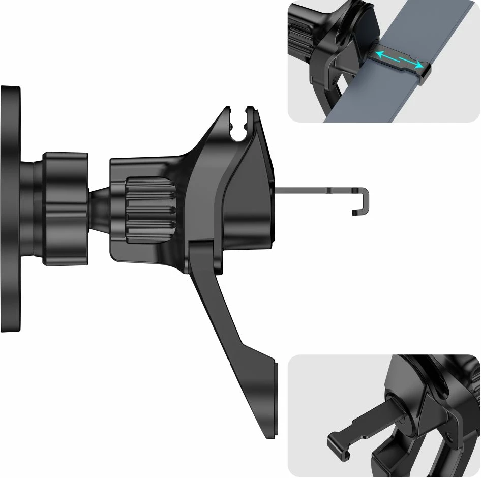 Mbajtës magnetik për celular Tech-Protect N56 me MagSafe, i zi