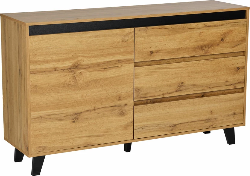 Bufe Arabica, sonoma e zezë, 138x38x83