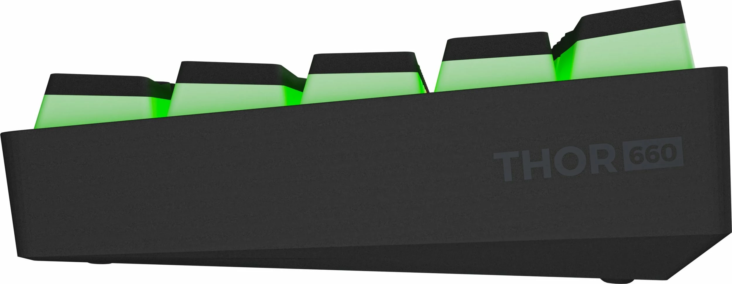 Tastierë mekanike gaming GENESIS Thor 660 G2 (NKG-1916), 60%, Gateron Red, RGB, wireless/wired, US layout, e zezë