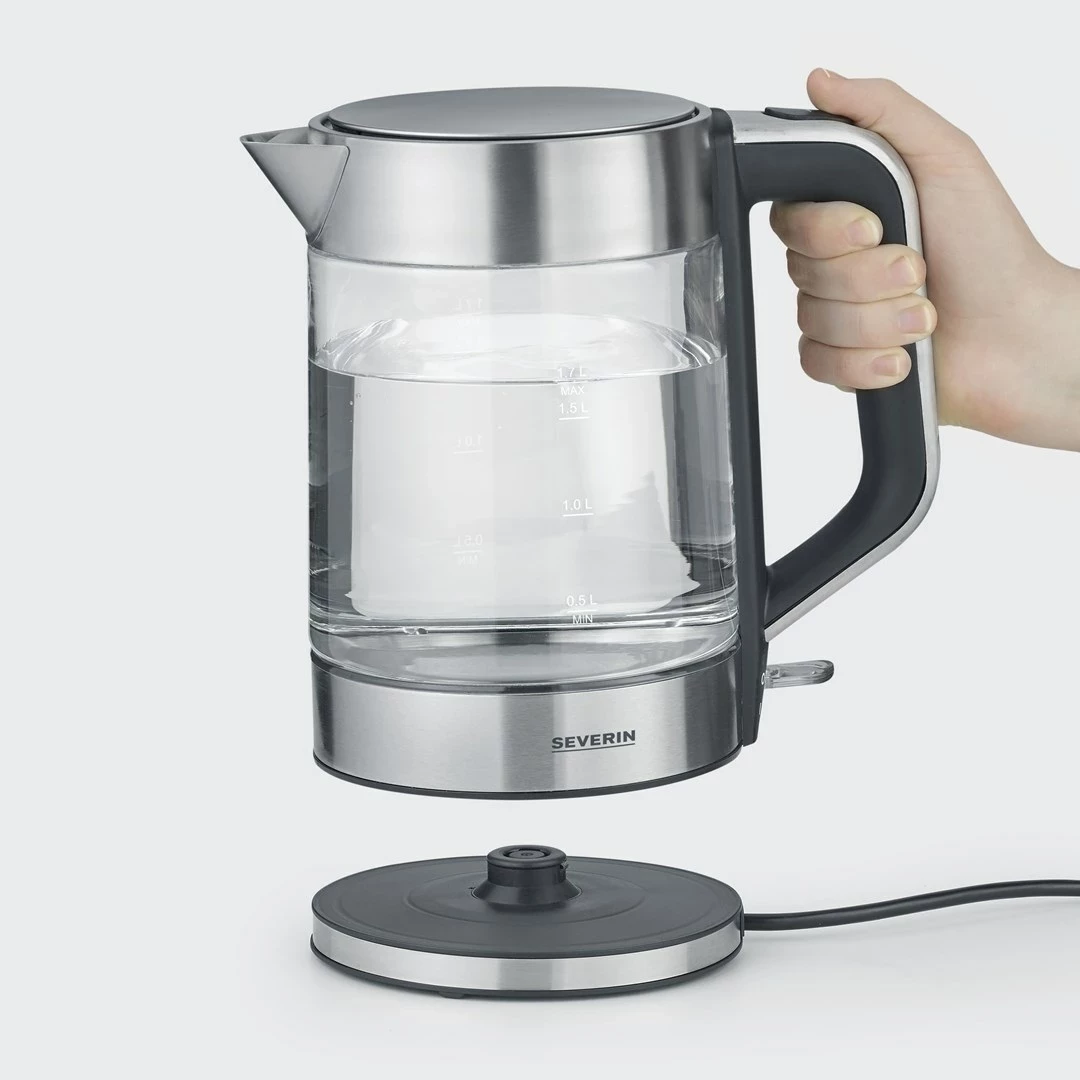 Ibrik elektrik Severin WK 3420, 1.7 L, 2200 W, Transparent