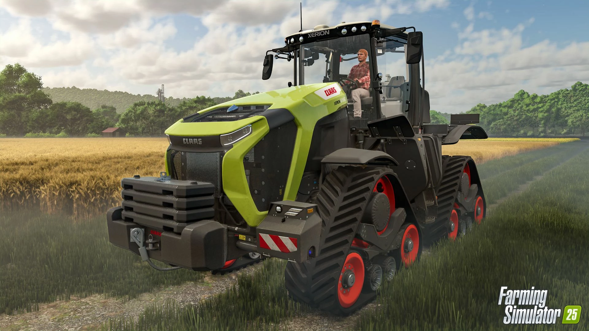 Lojë për PlayStation 5 GIANTS Software Farming Simulator 25, me MacDon Pack + varëse çelësash