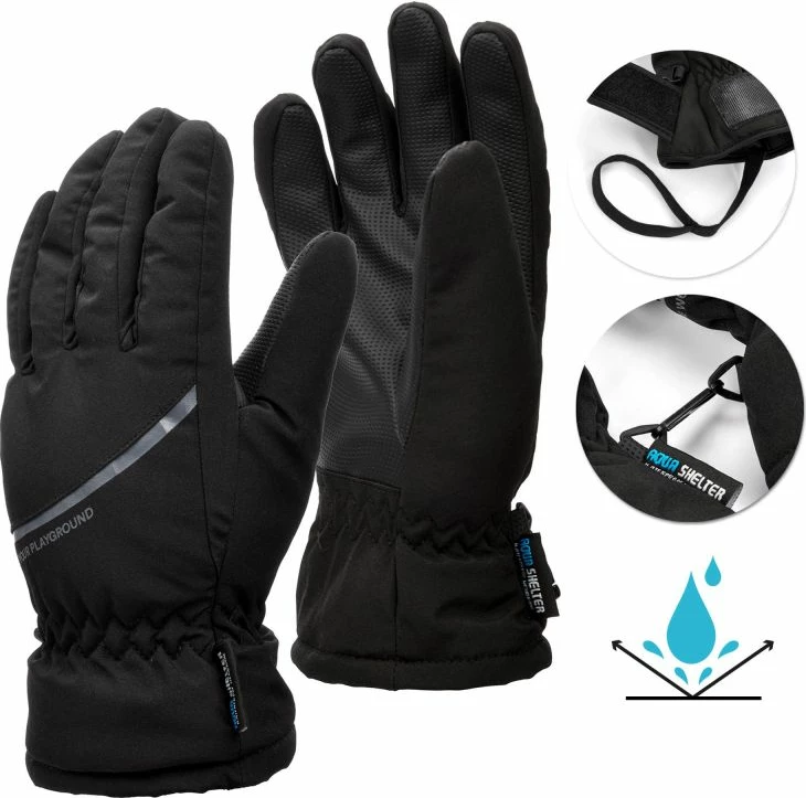 Doreza dimri Meteor, unisex, të zeza