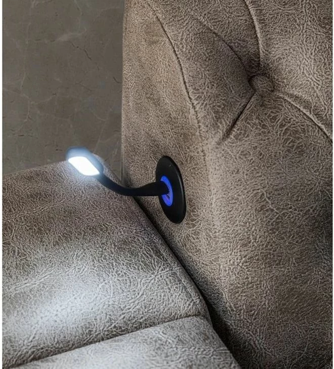 Krevat dopio smart, ngjyrë kafe, Skye Decor, me masazh, USB, audio