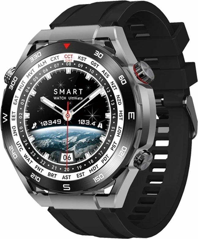 Smartwatch VELTORI unisex, e zezë