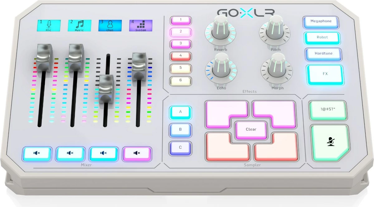 Mikser audio USB TC Helicon GO XLR, i bardhë