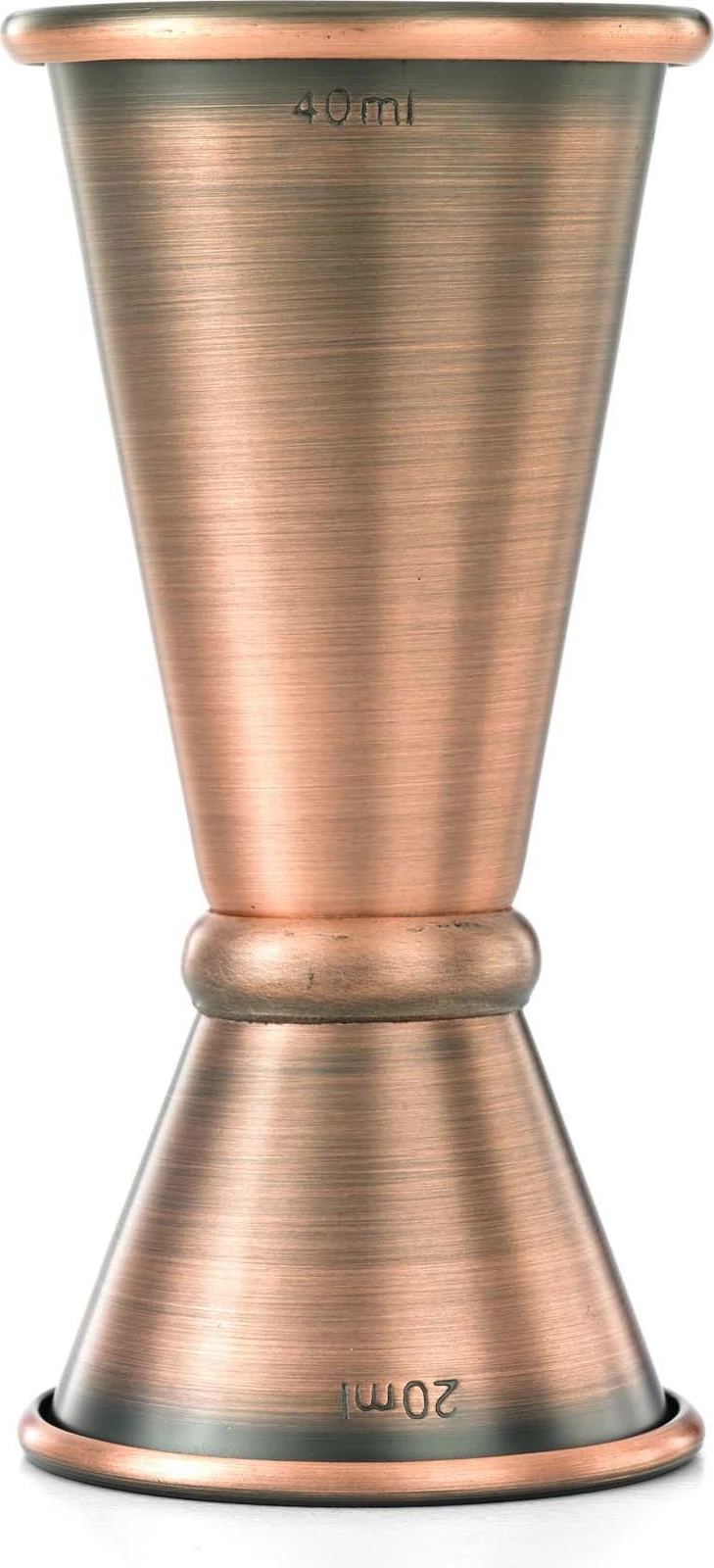 Jigger matës për bar, BarFly, Japanese Style 20/40 ml, bakër antik