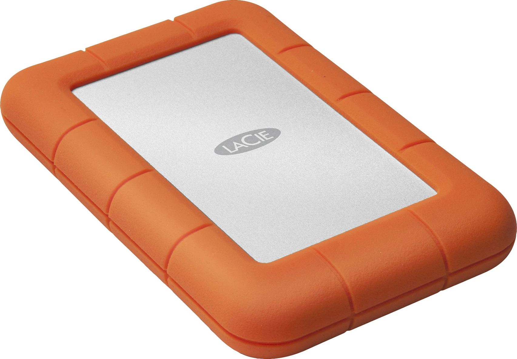 Hard disk i jashtëm LaCie Rugged Mini 1TB, USB 3.0/3.2 Gen 1, AES-256, Portokalli/Argjend