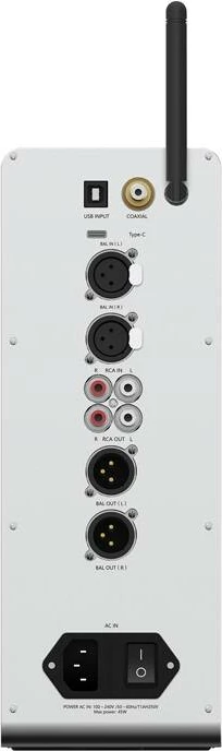 Amplifikator kufjesh HiFiMAN EF600 Amp me DAC të integruar, i bardhë