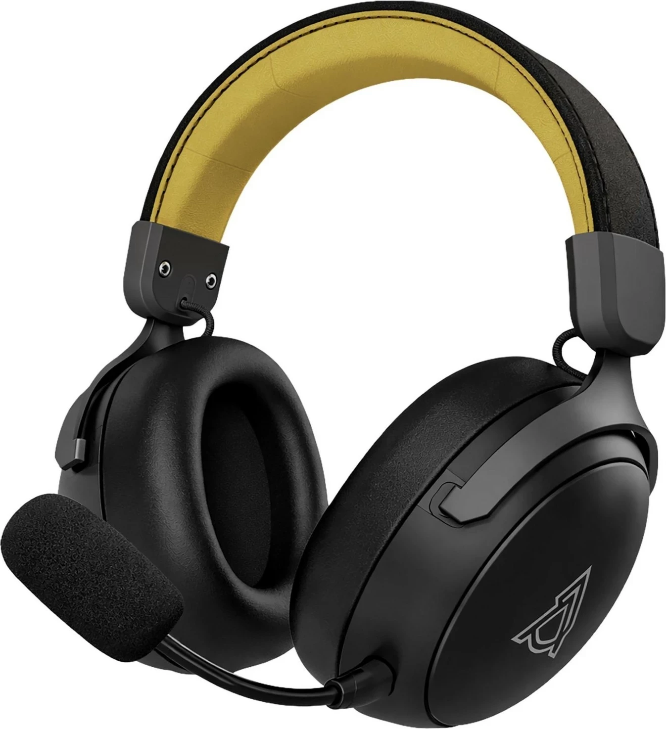 Kufje gaming Ajazz AHM08 MAX, 3‑Mode (Bluetooth/2.4G/3.5mm), mic i heqshëm, të zeza