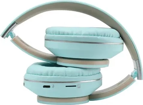Kufje wireless over-ear 360 me RGB, Z.P.M Space 360, kaltërt qeltë