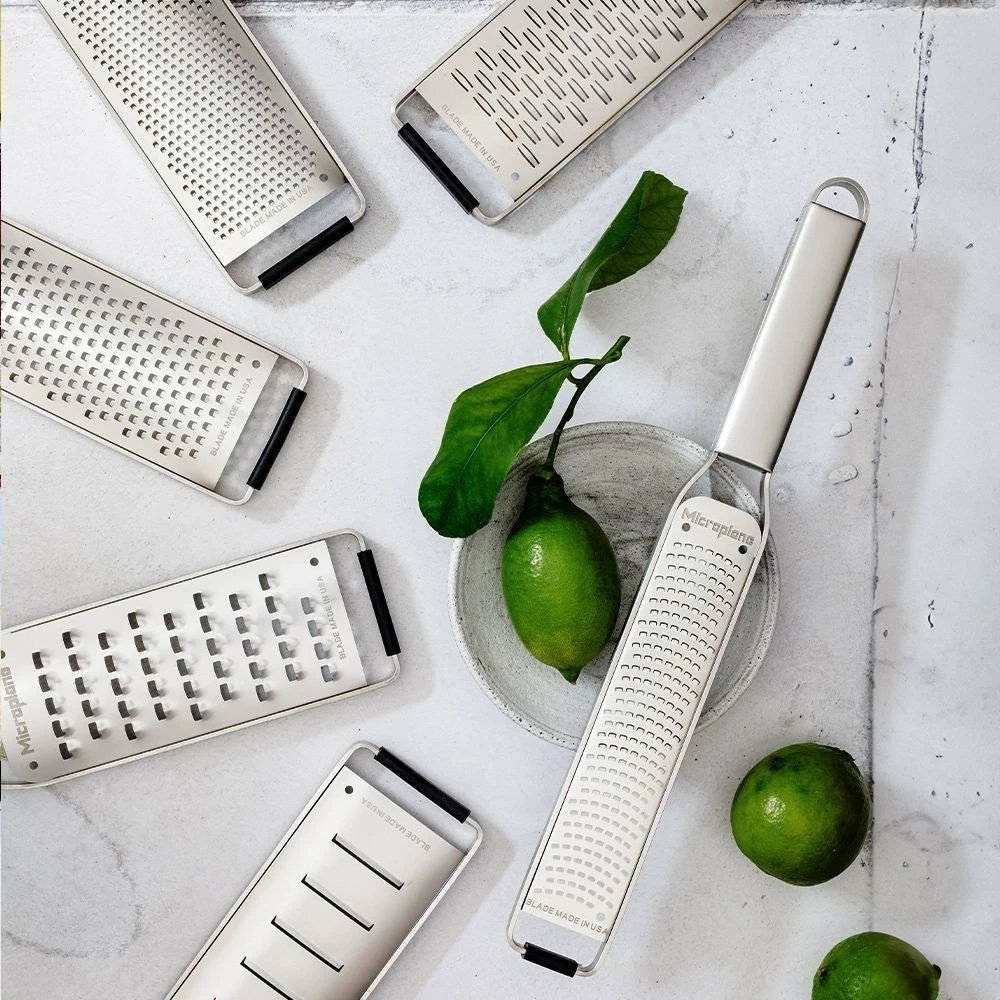 Rendëse kuzhine Bruder Microplane Professional Fine MP-59004, inox, argjendtë