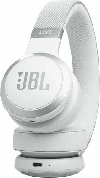 Kufje Bluetooth JBL Live 670NC, over-ear pa kabllo, ANC, Bluetooth 5.3, deri 65 orë bateri, të bardha